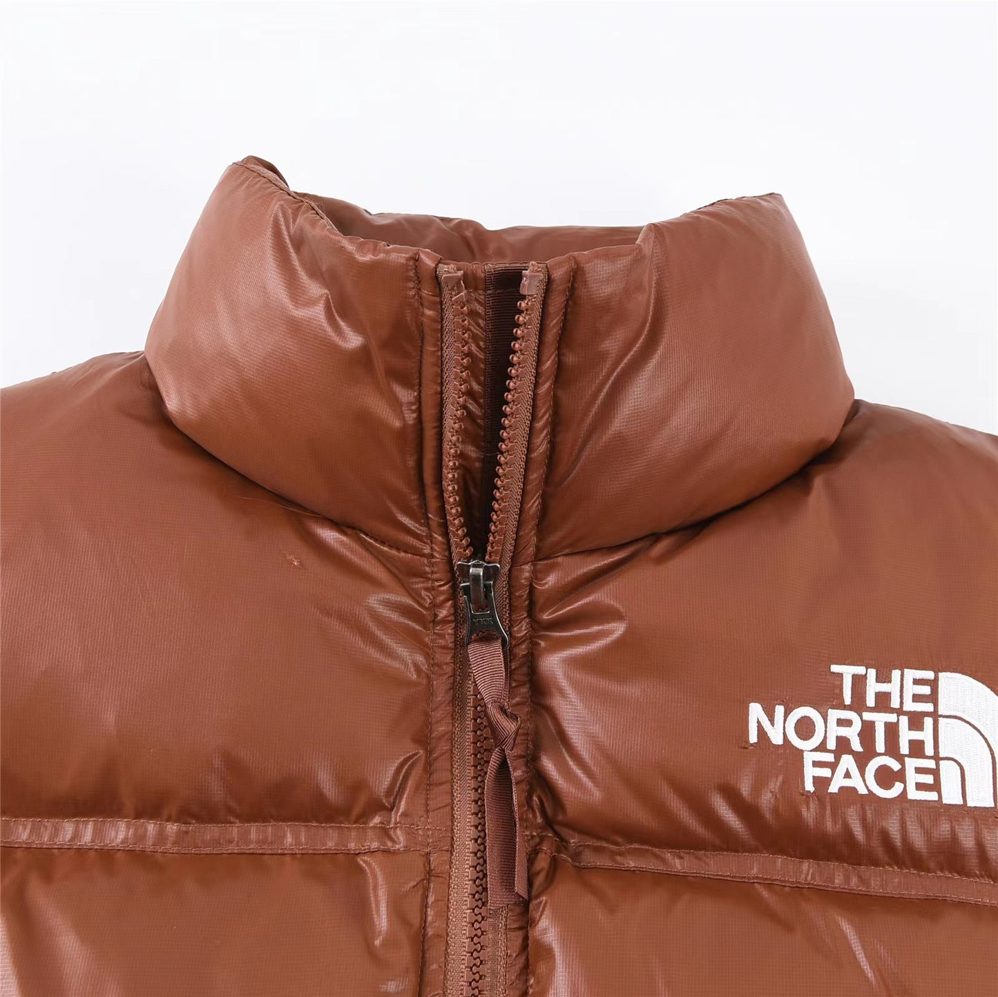 The North Face Short Nuptse 700 "Glossy Brown"