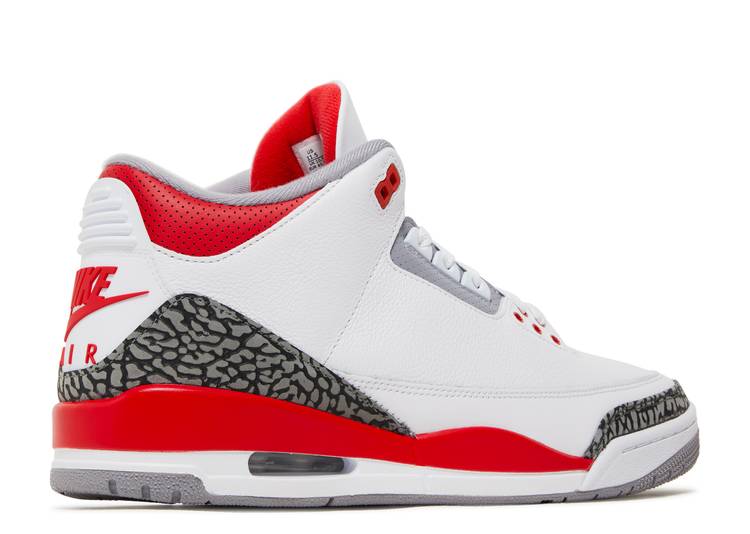 Jordan Retro 3 - FIRE RED