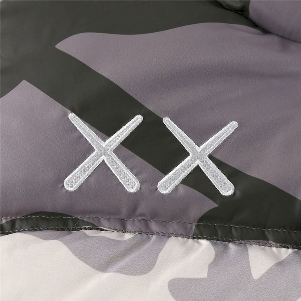 KAWS X The North Face Retro 1996 Nuptse 700 Grey