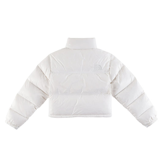The North Face Short Nuptse 700 "Glossy White"