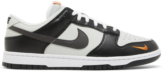Nike Dunk Low - Black Total Orange Mini Swoosh