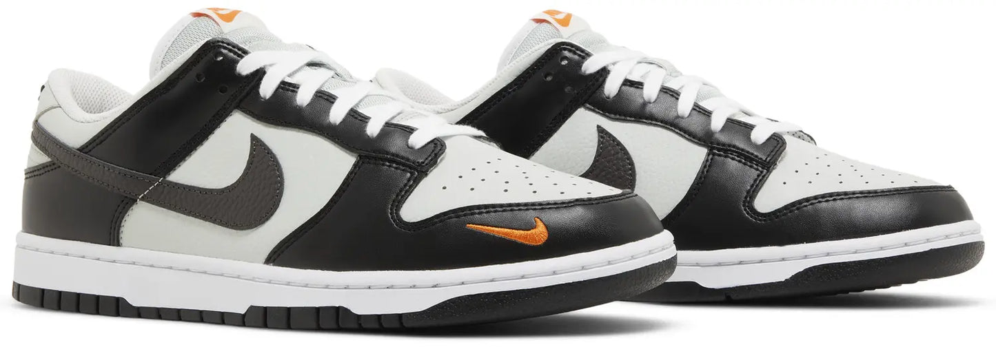 Nike Dunk Low - Black Total Orange Mini Swoosh
