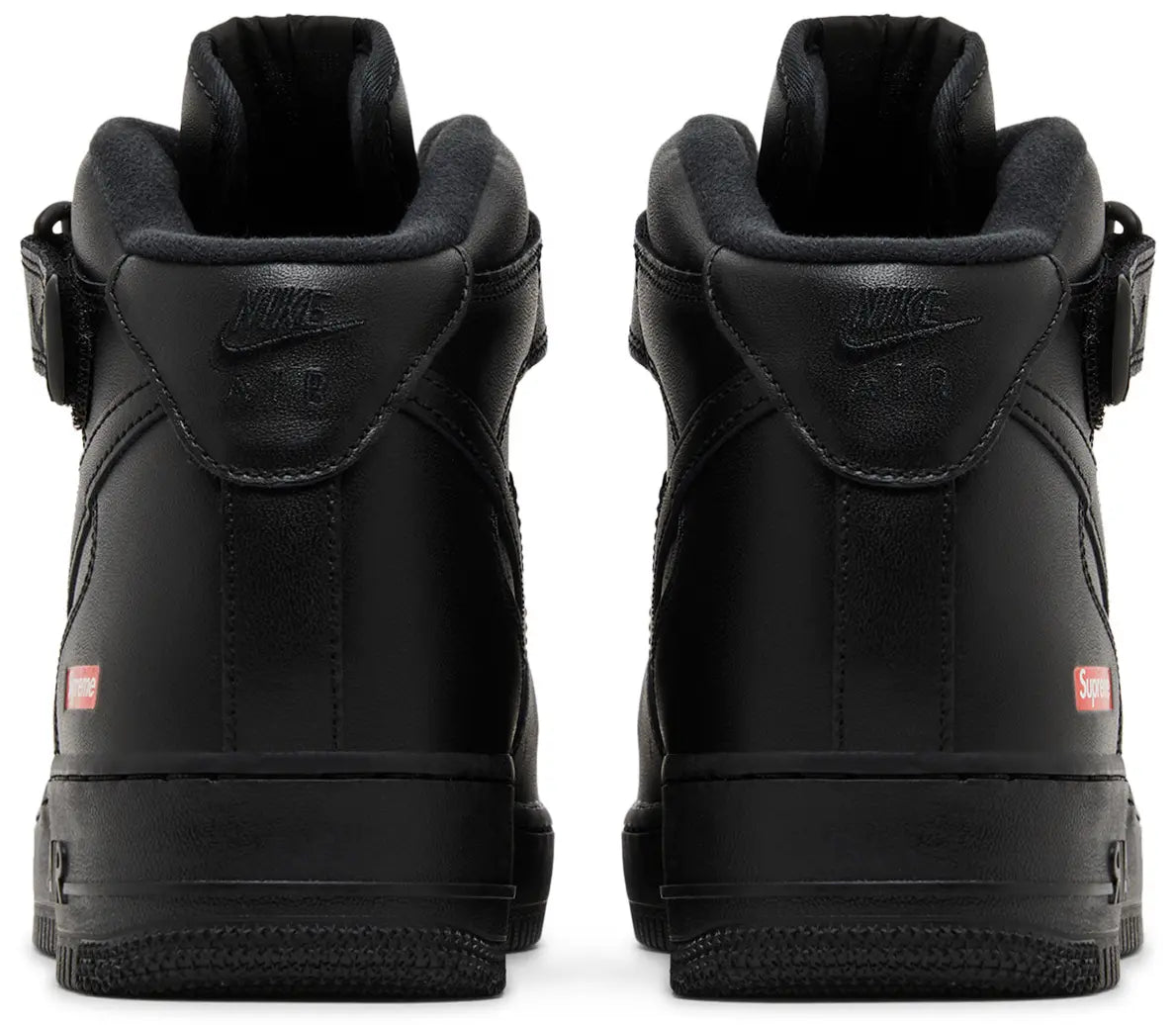 Air Force 1 Mid - Supreme Black