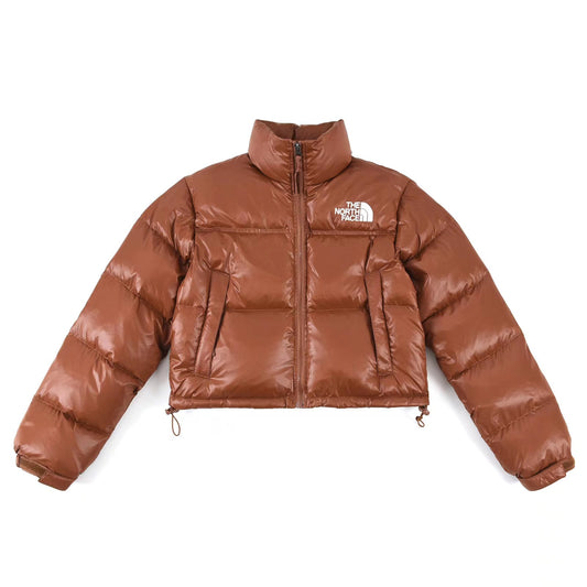 The North Face Short Nuptse 700 "Glossy Brown"