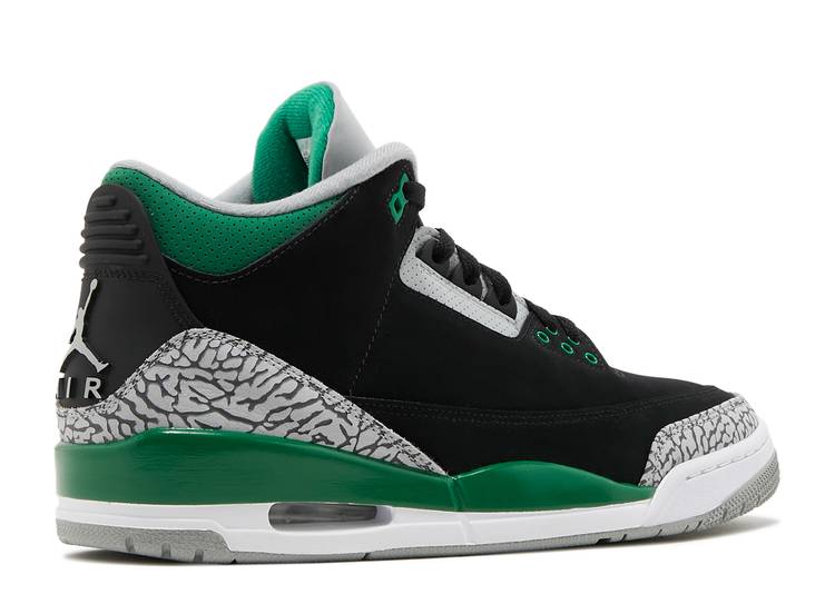 Jordan Retro 3 - PINE GREEN