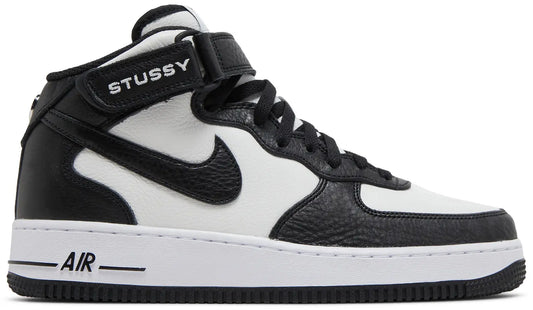 Air Force 1 Mid - Stussy Black White