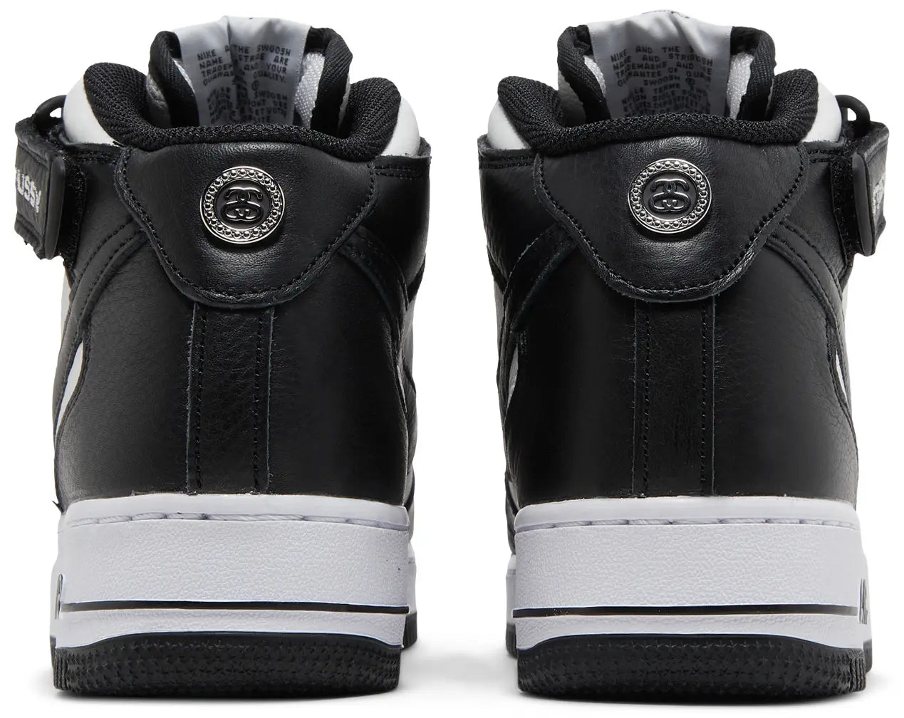 Air Force 1 Mid - Stussy Black White