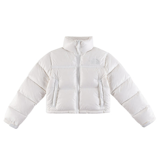 The North Face Short Nuptse 700 "Glossy White"