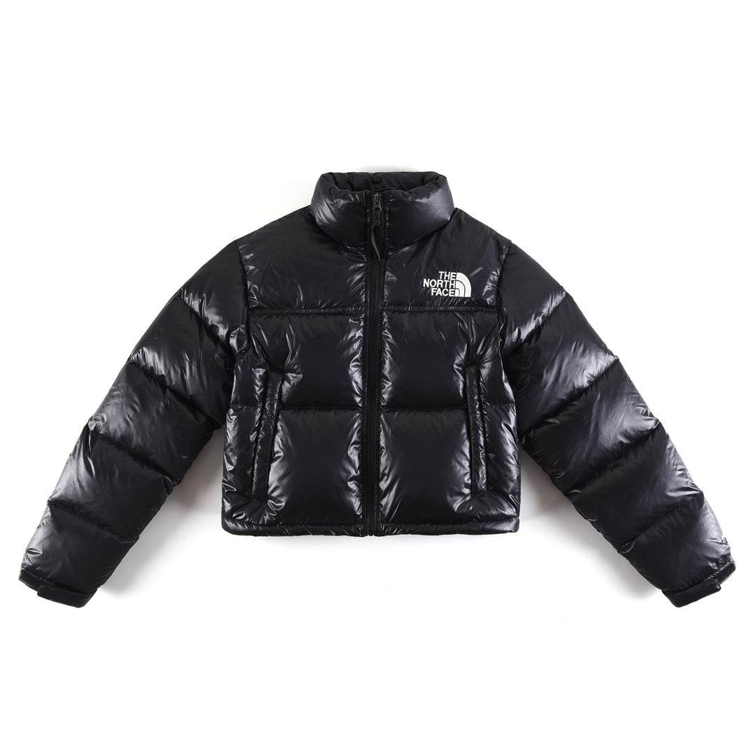 The North Face Short Nuptse 700 "Glossy Black"
