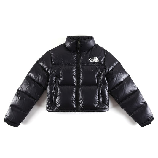 The North Face Short Nuptse 700 "Glossy Black"